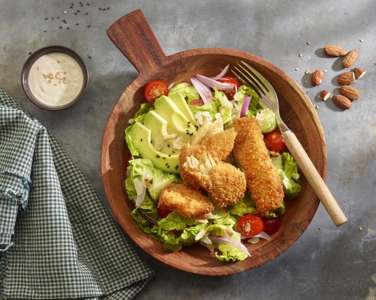 Crispy Mini Filet salad