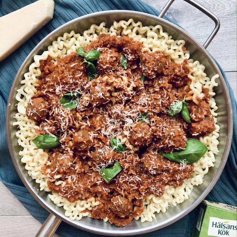 Spaghetti og Plant-based Balls balls 2
