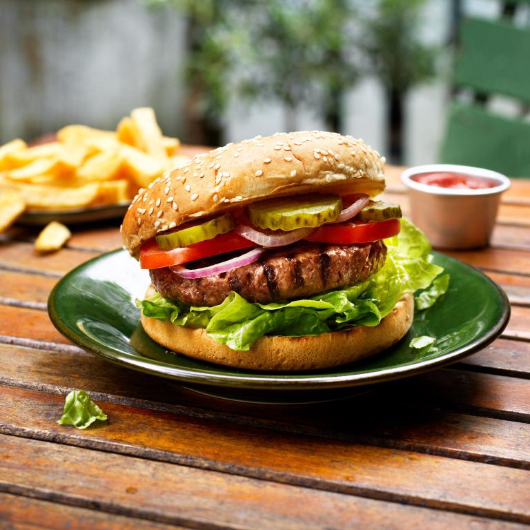 KLASSISK VEGETARBURGER Have Gourmet Vegetarisk Burger