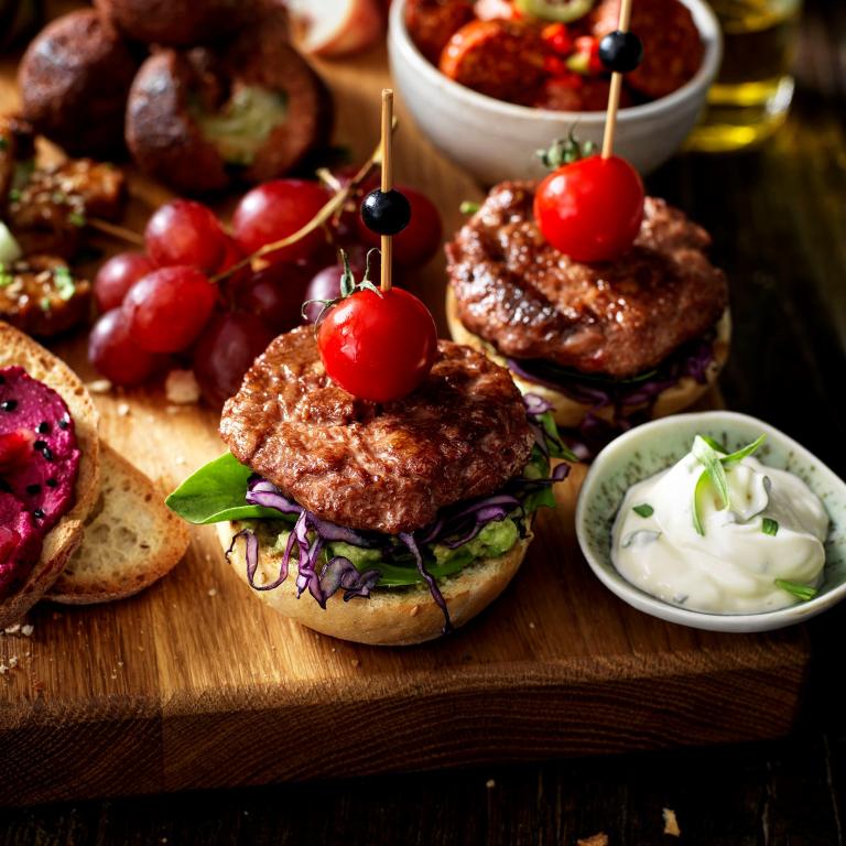 Lovey Dovey Sliders med Sensational Burger Sliders