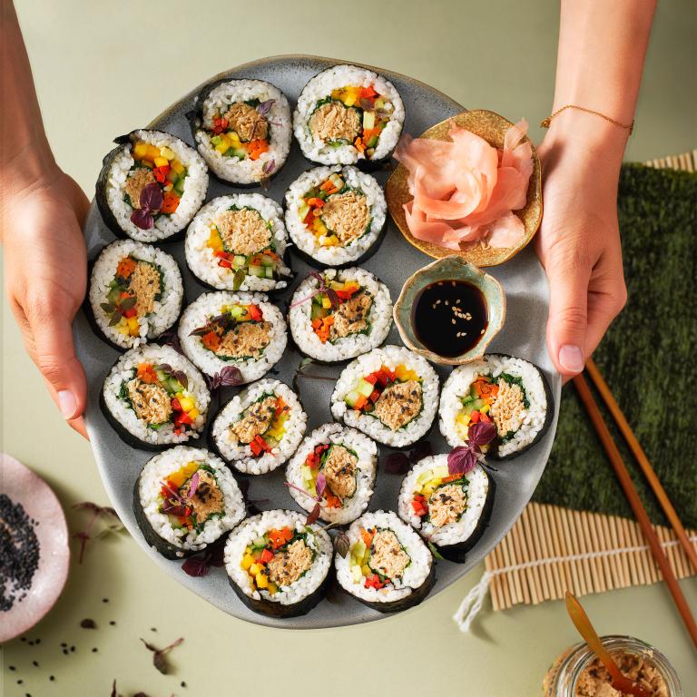 Rainbow Vuna Sushi Rainbow Vuna Sushi